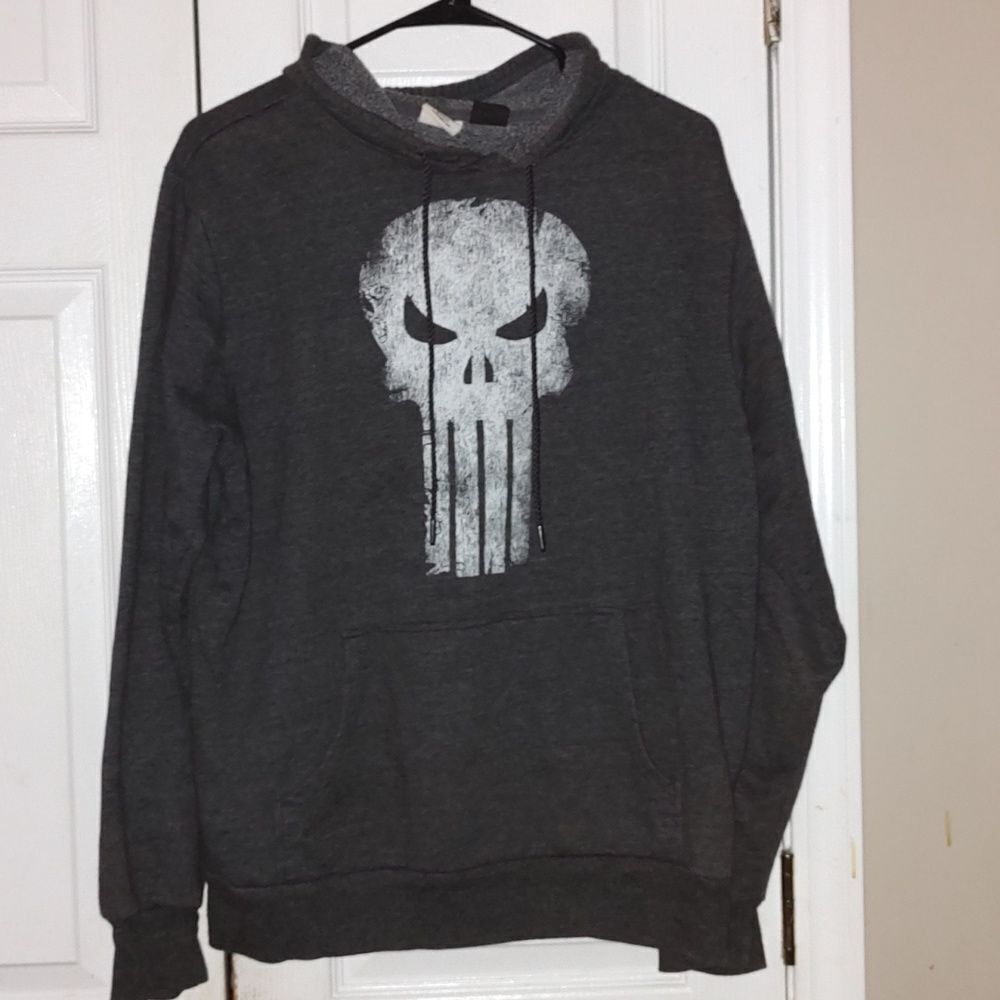 Marvel The Punisher Frank Castle Skull Comic Book Movie Jacket Hoodie Sweatshirt